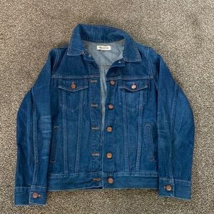 Madewell small Jean jacket dark wash